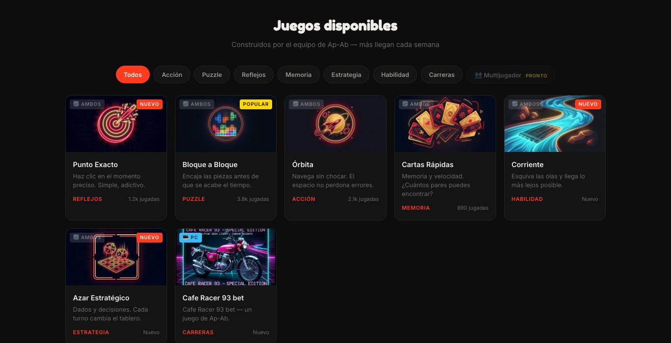 Premio — portafolio de juegos casuales de appo & abbi